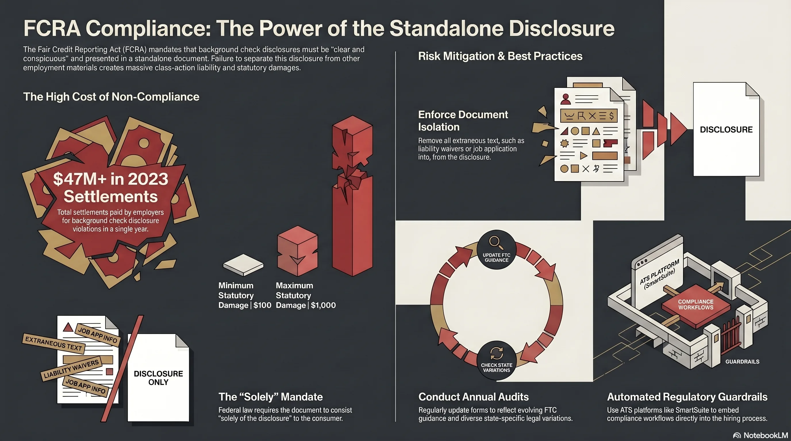 Infographic: Mastering FCRA Standalone Disclosure Forms: The Clear and Conspicuous Requirement